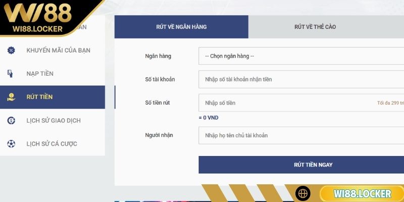 Hiểu rõ điều kiện để rút tiền WI88 thành công